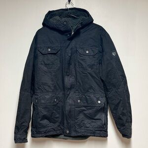 KUHL women’s Kollusion Durawax fleece lined Black Coat Sz L